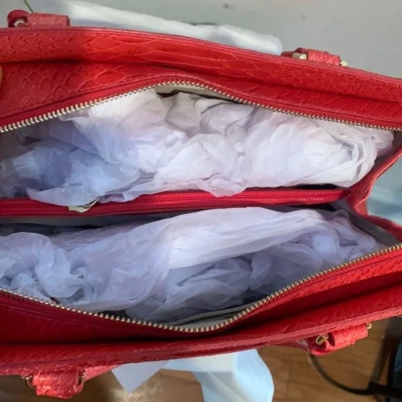 Brahmin Calimero Collection Small Finley Satchel Bag - Picture 4 of 16